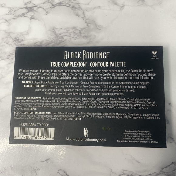 Black Radiance True Complexion Contour Palette Dark to Deep - Picture 3 of 7